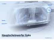 Hauptscheinwerfer links SAAB 9-3 (YS3D)