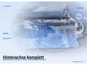 Hinterachse komplett NISSAN Micra III (K12)