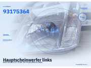 Hauptscheinwerfer links OPEL Meriva A 93175364