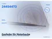 Gasfeder für Motorhaube OPEL Vectra C (Z02) 24454473