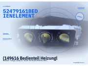 (149616 Bedienteil Heizungl RENAULT Twingo (C06) 52479161 52479161 BEDIENELEMENT