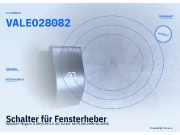 Schalter für Fensterheber RENAULT Megane II (BM/CM) VALEO 28082