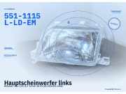Hauptscheinwerfer links RENAULT Clio I (57) 551-1115L-LD-EM