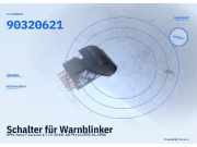 Schalter für Warnblinker OPEL Astra F Caravan 90347821 90320621