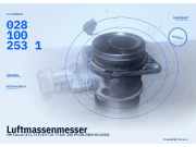 Luftmassenmesser VW Touran (1T1, 1T2) 038906461B 0281002531