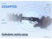 Federbein rechts vorne OPEL Corsa B (S93) 90538712 22169725