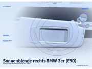 Sonnenblende rechts BMW 3er (E90)