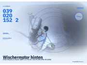 Wischermotor hinten FORD Mondeo II Kombi (BNP) 0390201522