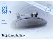 Türgriff rechts hinten RENAULT Clio II (B) 7700426087
