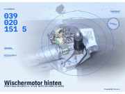 Wischermotor hinten FORD Fiesta III (GFJ) 0390201515