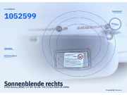 Sonnenblende rechts FORD Galaxy (WGR) 1109888 1052599
