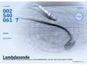 Lambdasonde MERCEDES-BENZ E-Klasse Kombi (S211) 0025400617