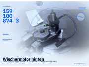 Wischermotor hinten TOYOTA Corolla Wagon (E10) 8513013070 1591008743