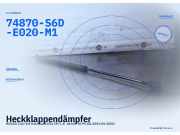 Heckklappendämpfer HONDA Civic VII Hatchback (EU, EP) 74870-S6D-E020-M1