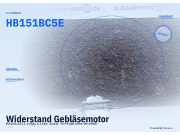 Widerstand Gebläsemotor MAZDA 323 C V (BA) HB151BC5E