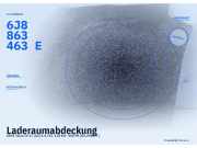 Laderaumabdeckung SEAT Ibiza IV ST (6J) 6J8863463E