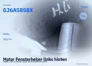 Motor Fensterheber links hinten MAZDA 2 (DY) GJ6A5858X