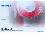 Heckblende VW Sharan (7M) 964981