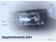 Hauptscheinwerfer links NISSAN Sunny II (N13)