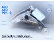 Querlenker rechts vorne TOYOTA Yaris Liftback (P9) 4806809041 4806809040