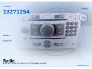 Radio OPEL Astra H GTC 13271254