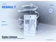 Feder hinten RENAULT Clio II (B) RENAULT