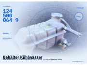 Behälter Kühlwasser MERCEDES-BENZ 124 Stufenheck (W124) A1245001749 1245000649