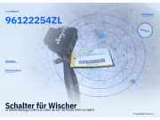 Schalter für Wischer CITROEN Berlingo I (MF) 96122254ZL
