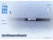 Heckklappendämpfer RENAULT Clio I (57) 7700800311