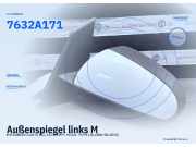 Außenspiegel links MITSUBISHI Colt VI (Z2, Z3) 7632A171