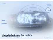 Hauptscheinwerfer rechts SEAT Toledo II (1M)