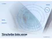 Türscheibe links vorne BMW 5er (E39)