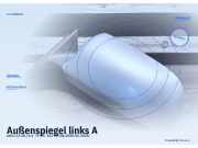 Außenspiegel links AUDI A3 (8L)