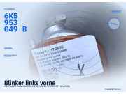 Blinker links vorne VW Polo III Variant (6KV5) 6K5953049B