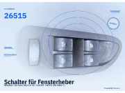 Schalter für Fensterheber RENAULT Vel Satis (BJ) 26515