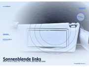 Sonnenblende links OPEL Vectra C (Z02)