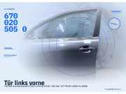 Tür links vorne TOYOTA Avensis Kombi (T25) 6700205050