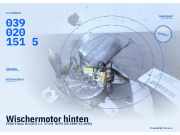 Wischermotor hinten FORD Fiesta III (GFJ) 0390201515