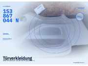 Türverkleidung SEAT Mii (AA) 1S3867044N