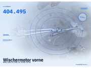 Wischermotor vorne OPEL Zafira A (T98) 404.495