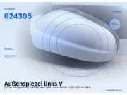 Außenspiegel links VW Fox Schrägheck (5Z) 024305
