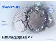Außenspiegelglas links VW Golf VII (5G) 954537-81