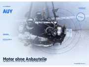 Motor ohne Anbauteile VW Sharan (7M) AUY