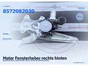 Motor Fensterheber rechts hinten DAIHATSU Sirion (M3) 85720B2030