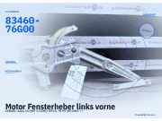 Motor Fensterheber links vorne SUBARU Justy III (NH) 83460-76G00