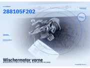 Wischermotor vorne NISSAN Micra II (K11) 288105F202