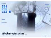 Wischermotor vorne VW Passat (3B2, B5) 3B1955113B