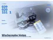 Wischermotor hinten FORD Sierra Schrägheck (GBC) 0390201511