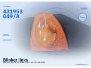 Blinker links AUDI 100 (43, C2) 431953049/A