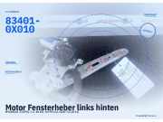 Motor Fensterheber links hinten HYUNDAI i10 (PA) 83401-0X010